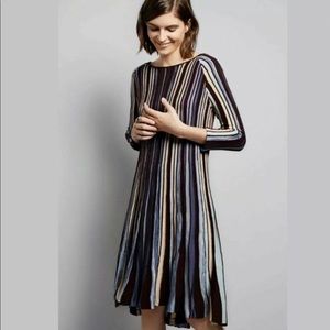 Anthropologie Moth Nora Striped Sweater Dress